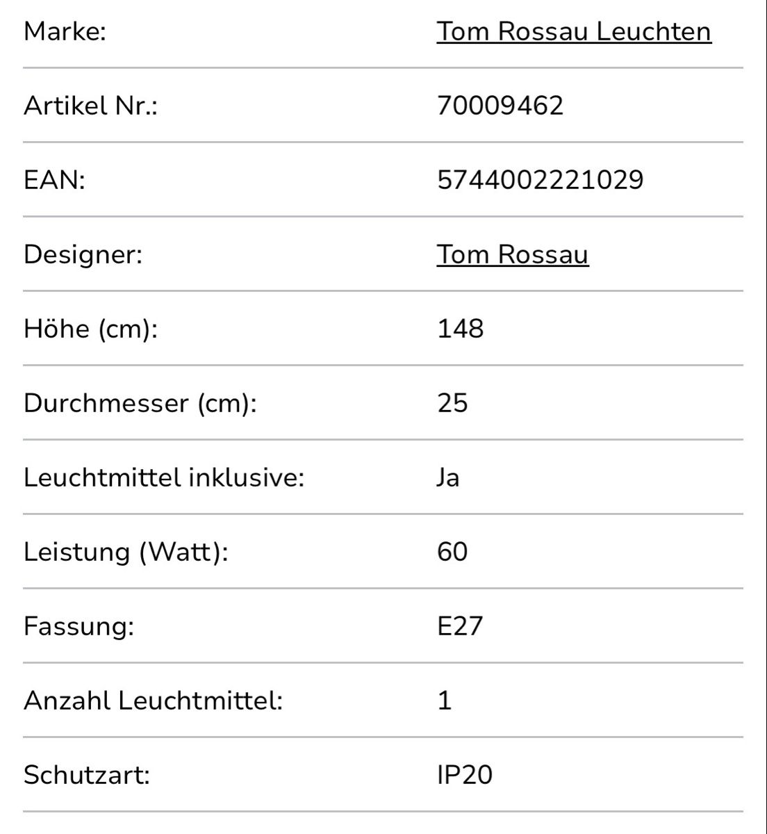 Lampade: Stechleuchte Tom Rosssau – Usato da Thörigen venduto da dave_r79 6