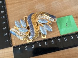 Gürtelschnalle mit Strass