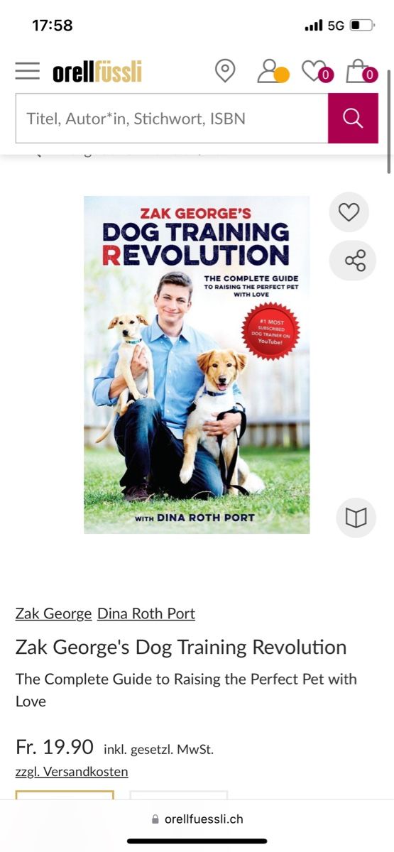 Bücher: Zak George's Dog Training Revolution – Neu (gemäss Beschreibung) aus Männedorf von iza04 1