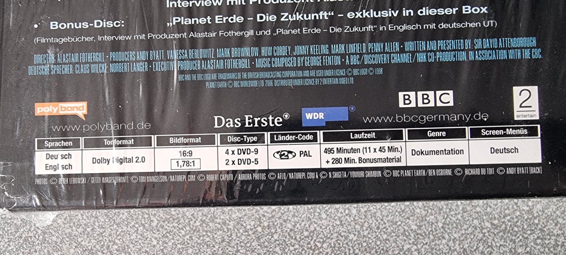 Alle DVDs: DVD Planet Erde 6 DVD Set – Gebraucht aus Oetwil am See von fineli2 1