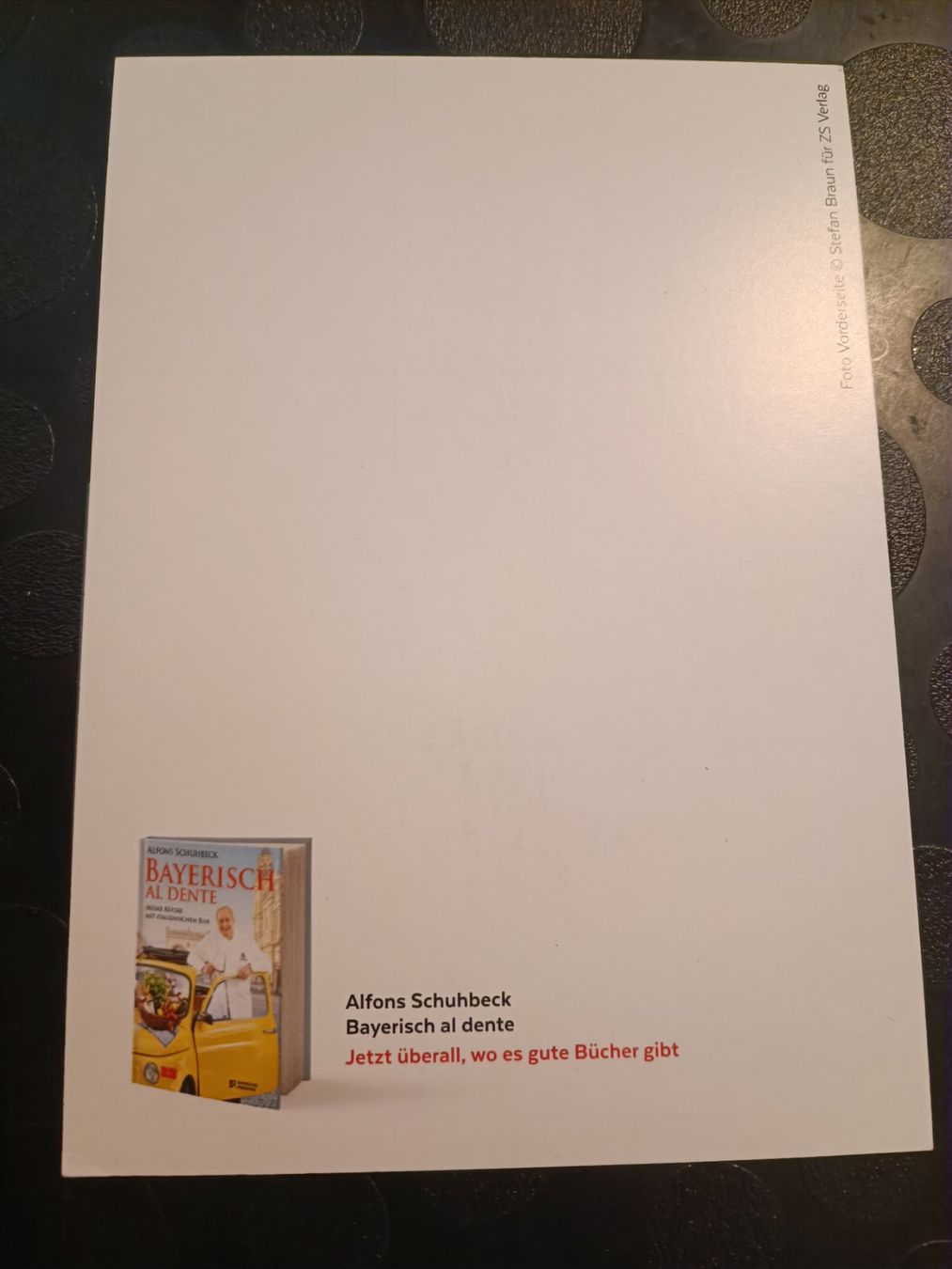 Autogramme: Alfons Schuhbeck - handsigniert Autogrammkarte – Gebraucht aus Menziken von Artographs 1