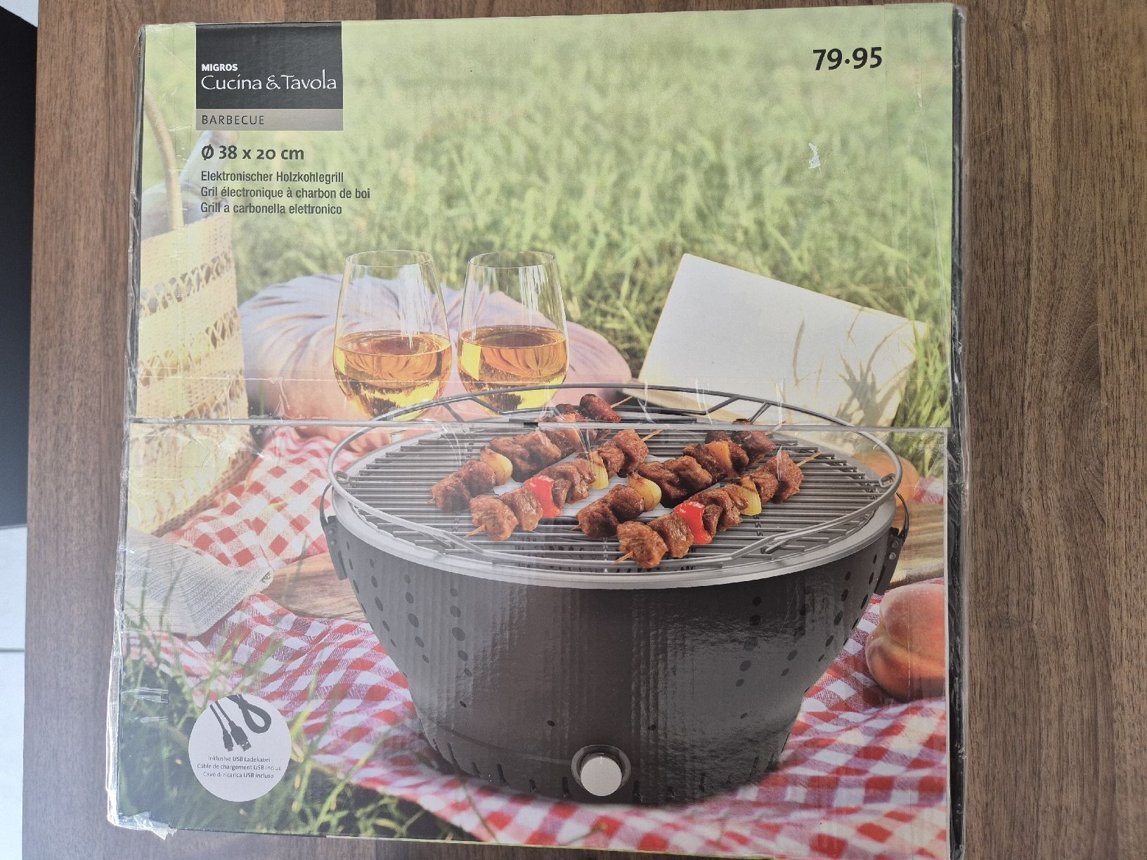 Grills: Elektrischer Holz Kohler Grill – Neu und originalverpackt aus Steffisburg von Mallekobold