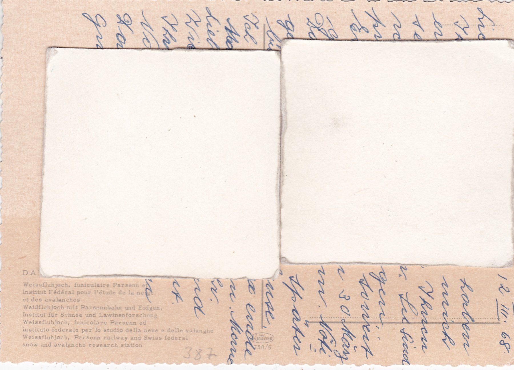 Cartoline postali: Davos Weissfluhjoch Bahn – Difettoso da Herisau venduto da Lisegrat2008 1