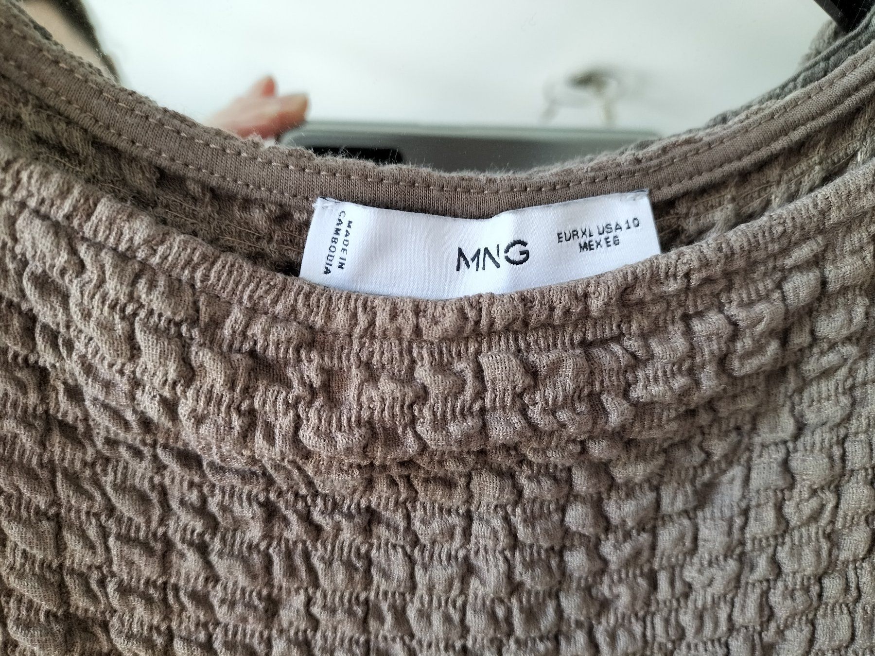 Mango Vestiti: Robe d'été texturée Mango XL – Nuovo (secondo la descrizione) da Clarens venduto da fashionfou 2
