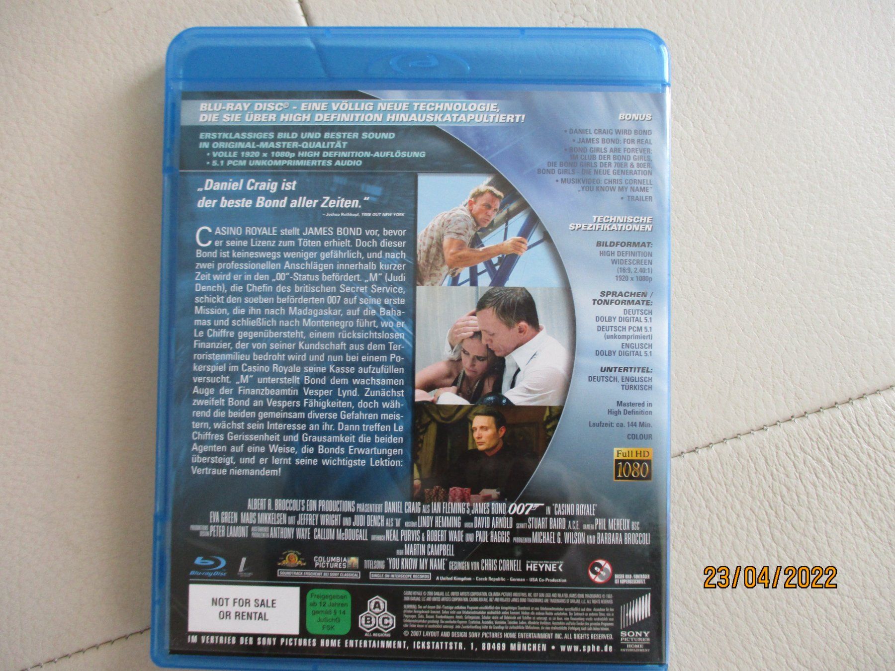 Tutti i DVDs: James Bond: Casino Royale – Usato da Liestal venduto da Disc-Point 1