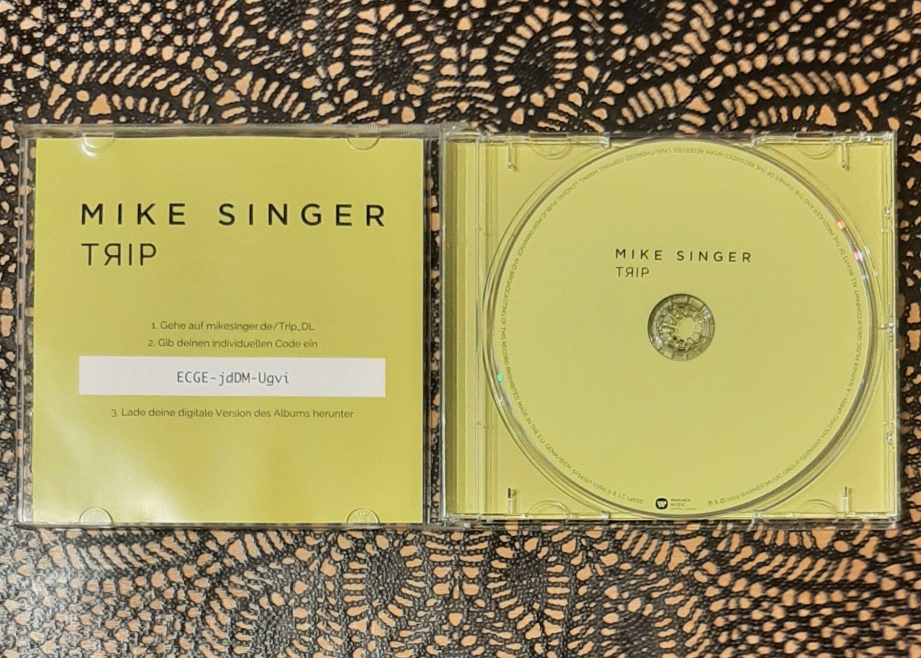 CD: Mike Singer - Trip, DE Pop CD Album 2019 – Usato da Schönenberg TG venduto da Gregolino76 2
