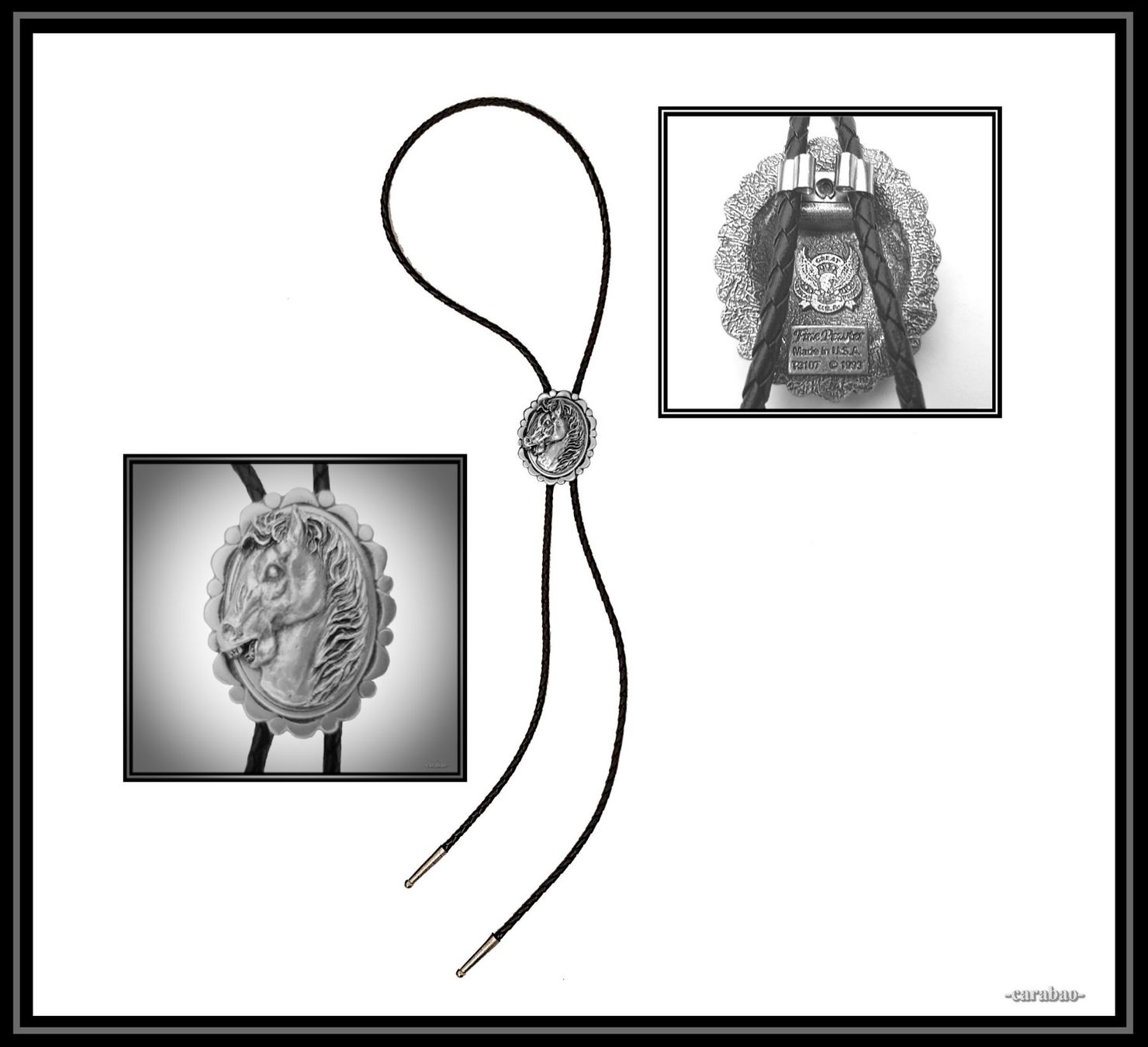 Krawatten: Bolo Tie / Pferdekopf / Nr. 4288 – Neu (gemäss Beschreibung) aus Winterthur von -carabao- 3