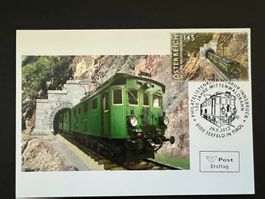 Österreich Karwendelbahn 2012 Eisenbahn FDC  Luxus (B610)