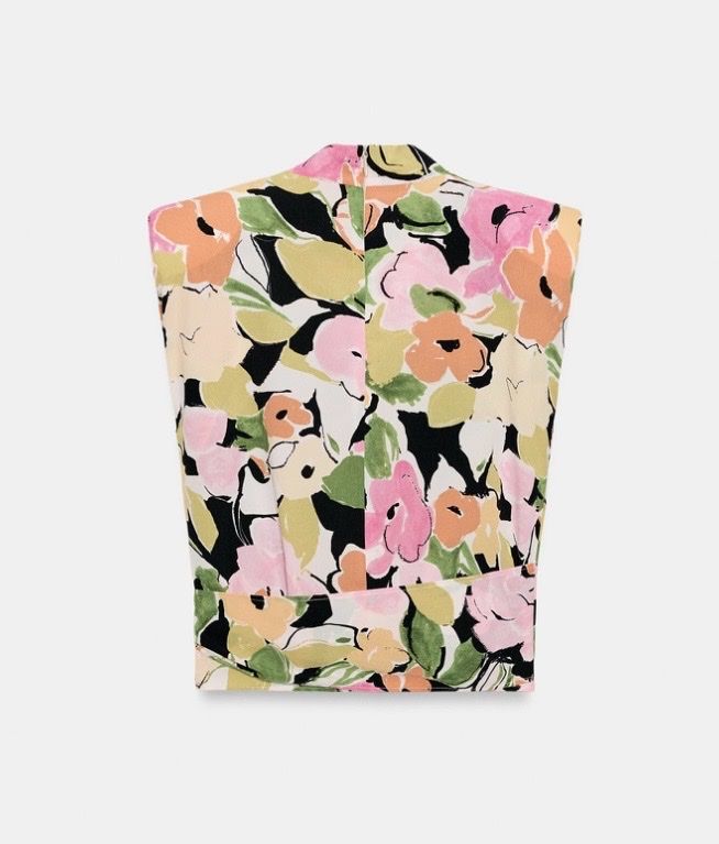 Zara Camicette: Zara Bluse Blumenprint Grösse L Neuwertig – Usato da Baden venduto da Tiffany6878 5