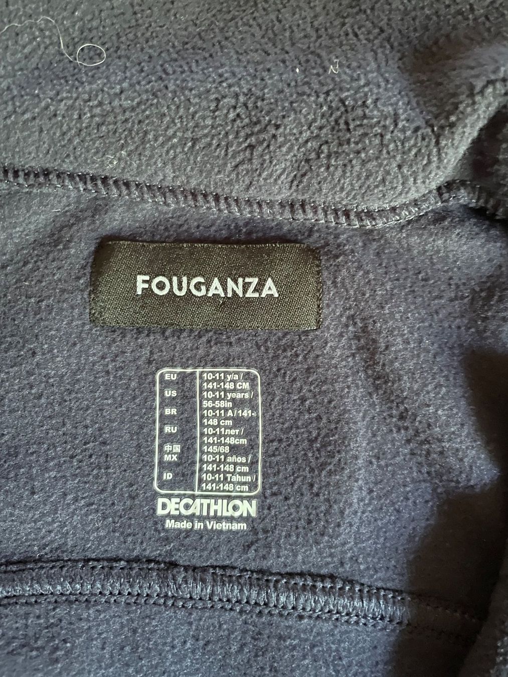 Decathlon Vestes: Fleece-Jacke, Gr. 140-148, Decathlon – D'occasion à Cham par 2eye 2