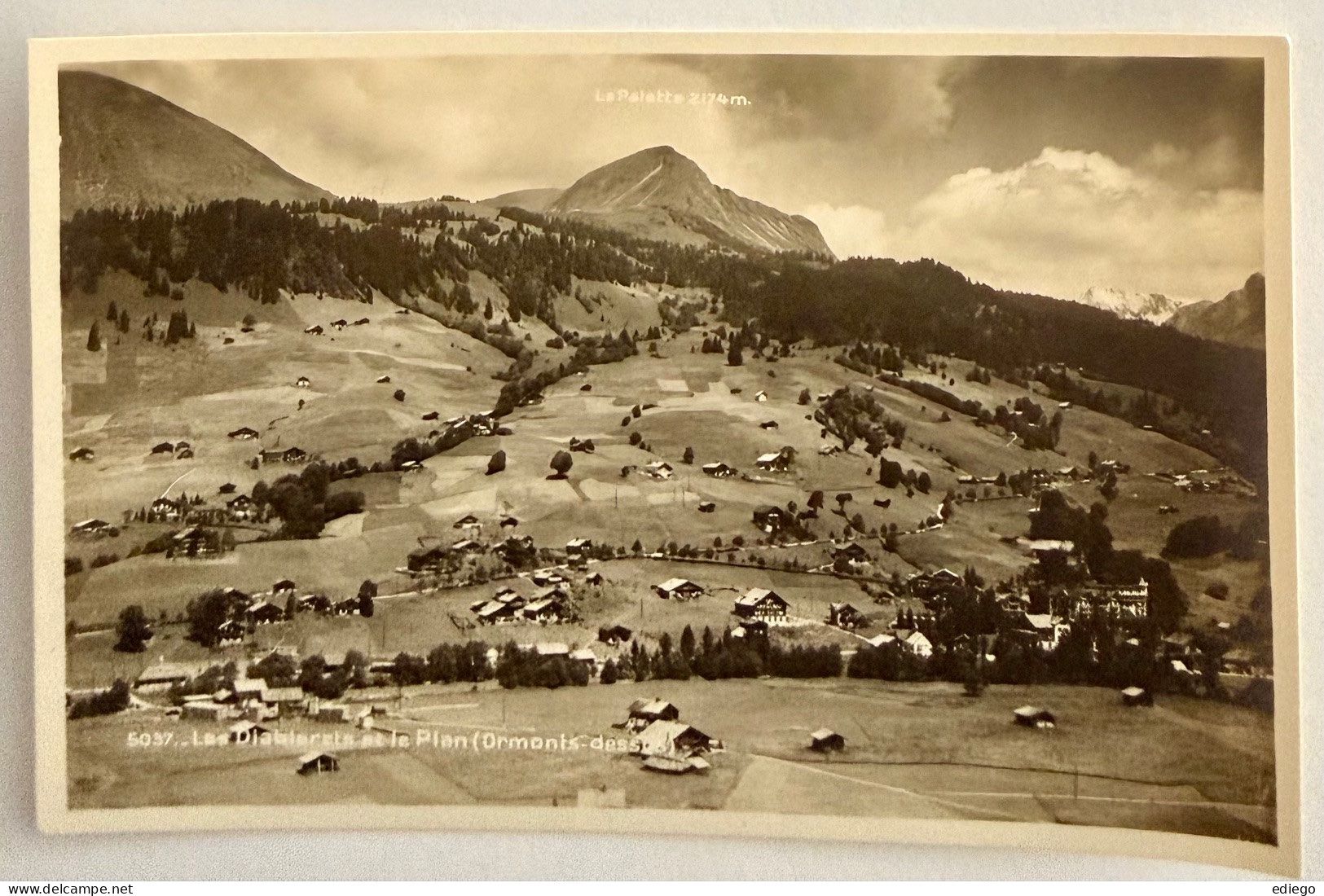 Cartes postales: Les Diablerets - Ormonts-Dessus - Le Plan - Carte ancienne – D'occasion à Lutry par Ediego