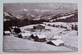 Saanenmöser - Winterlandschaft - Montreux-Oberland Bahn MOB