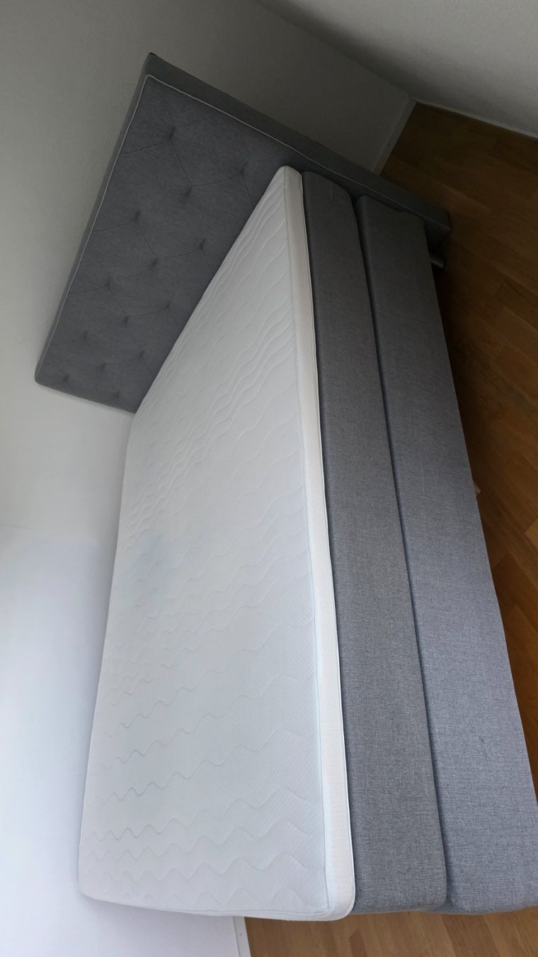 Pfister Letti: Boxspringbett160x200,Qualität Grau Top! – Usato da Näfels venduto da jayjay1968 1