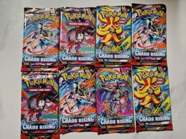 8x Pokémon Chaos Rising Booster – Sealed EN