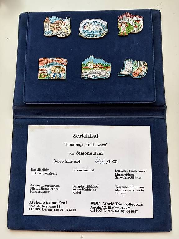 Placchette & Badge: Simone Erni   Hommage an Luzern – Usato da Jonen venduto da Luzella