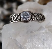 CELTIC RING IN 925 SILBER