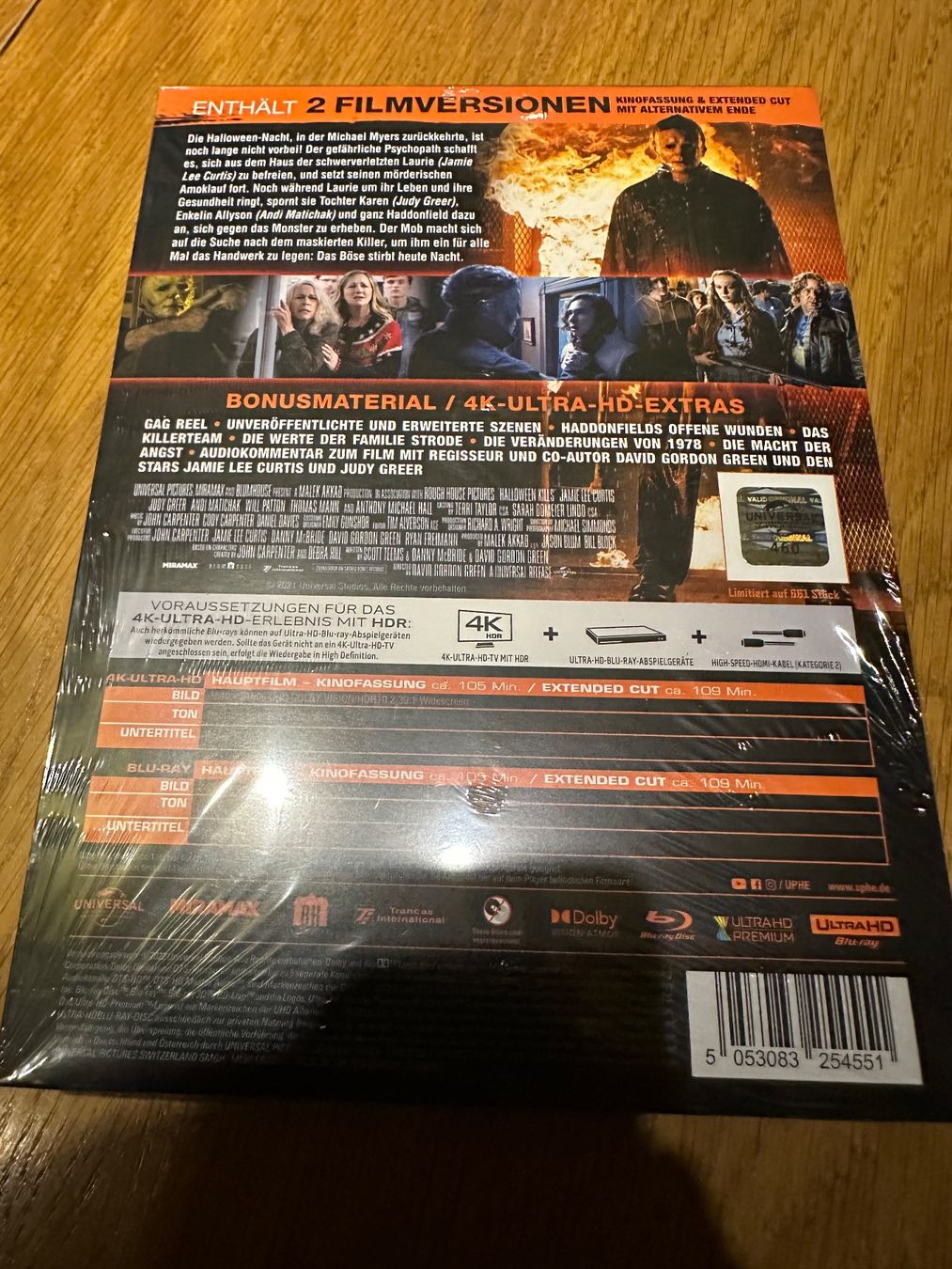 Alle DVDs: Halloween Kills 4K, Mediabook, OVP neu – Neu und originalverpackt aus Benken ZH von Audi-erich 1