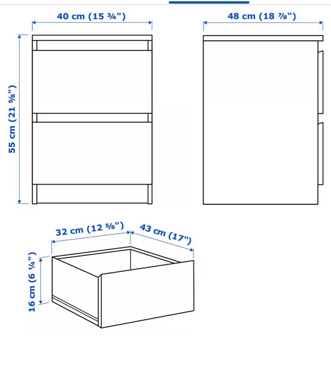 Ikea Comodini: 2 Nachttische weiss ikea – Usato da Niederuzwil venduto da kos_6q68 2
