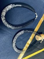 Kette mit Ohrringen Steine und Perlen handgemacht neu