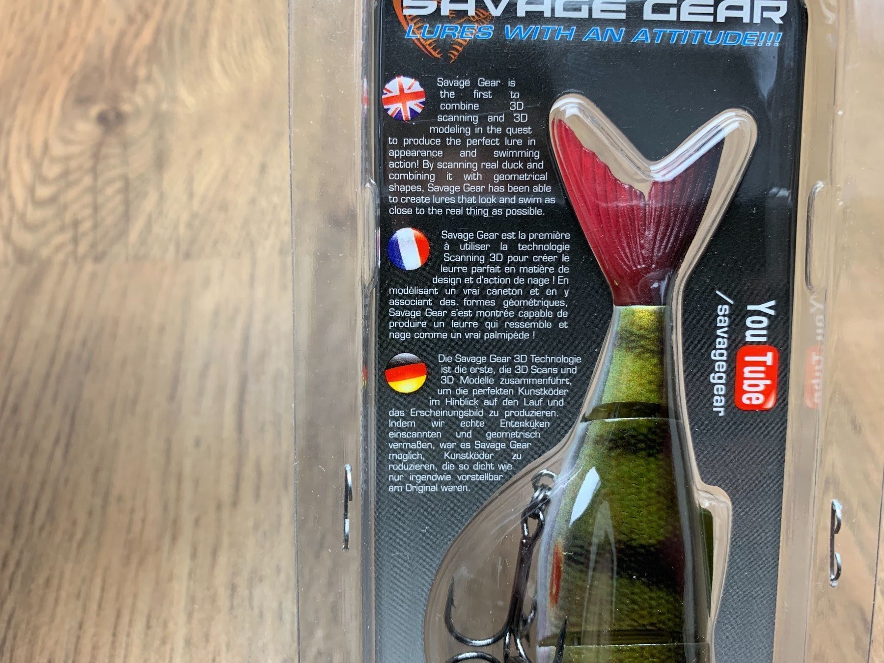 Savage Gear Köder: Savage Gear 3D Lip Lure Flussbarsch 13.5 – Neu und originalverpackt aus Hallau von R.R.91 3