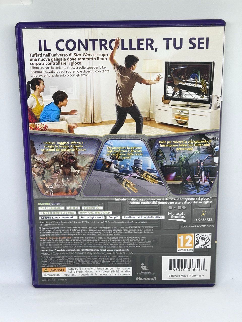 Microsoft Giochi: Kinect Star Wars per Xbox 360 – Usato da Giubiasco venduto da LorisVale 1