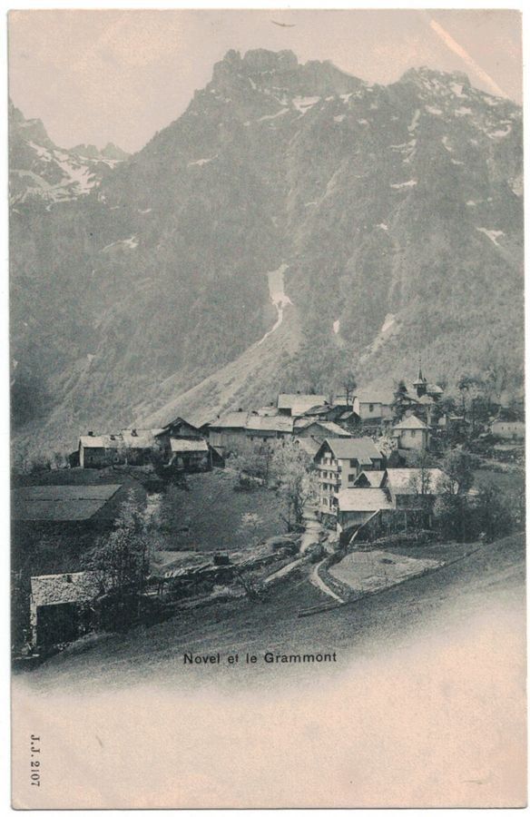 Cartoline postali: Novel et le Grammont, vers 1900 – Usato da Frauenfeld venduto da POML