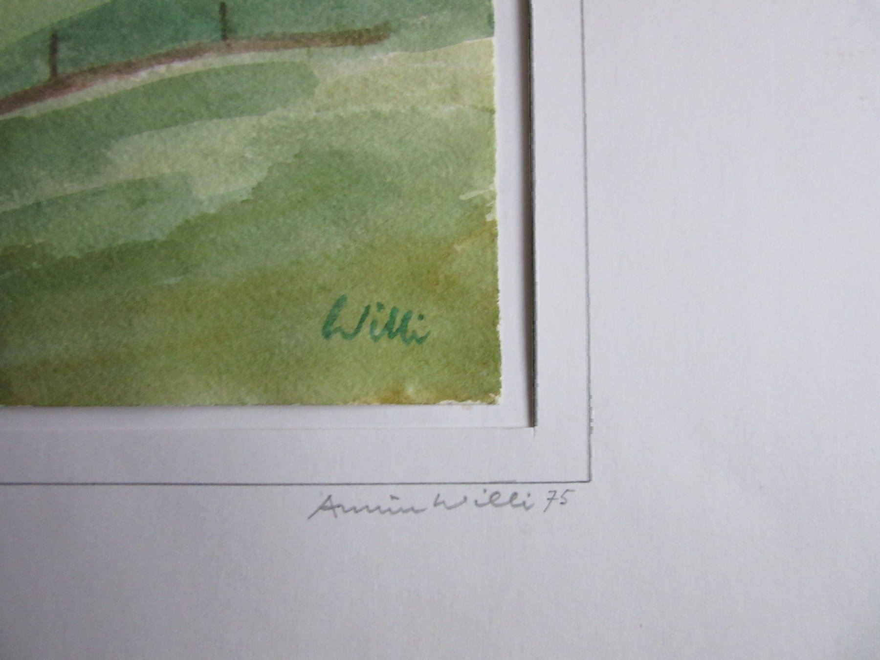 Foto & Immagini: ARMIN WILLI  AQUARELL SIGNIERT – Usato da Gersau venduto da grafik-kunst 2