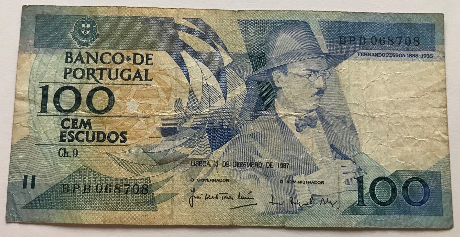 Banconote: Portugal 100 Escudos 1987 – Usato da Algetshausen venduto da Carrhard