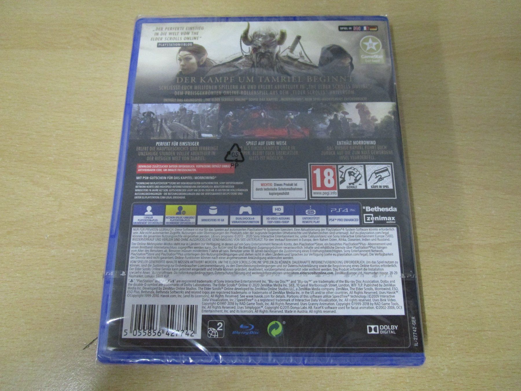 Sony Giochi: The Elder Scrolls Online + Morrowind Playstation 4 NEU PS4 – Nuovo e nell'imballaggio originale da Goldau venduto da agestuffer 1