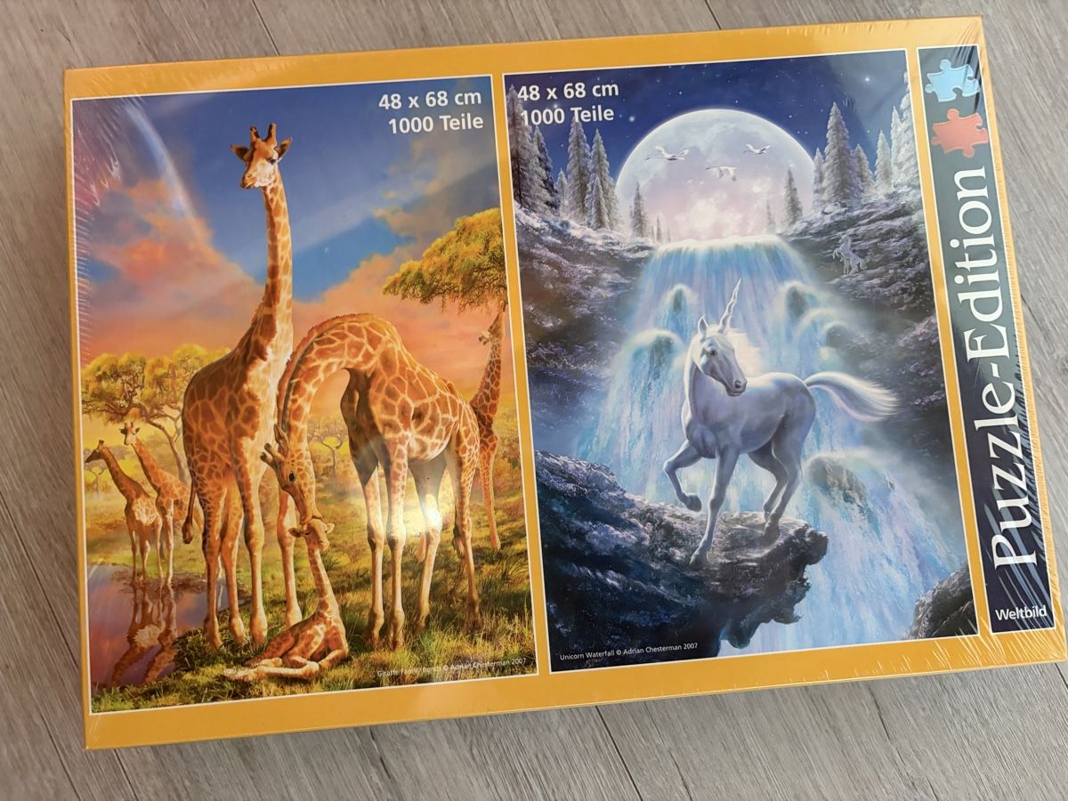 Puzzles: 1000er Tier - Puzzle  – Neu und originalverpackt aus Grünenmatt von Hexenzauber 2