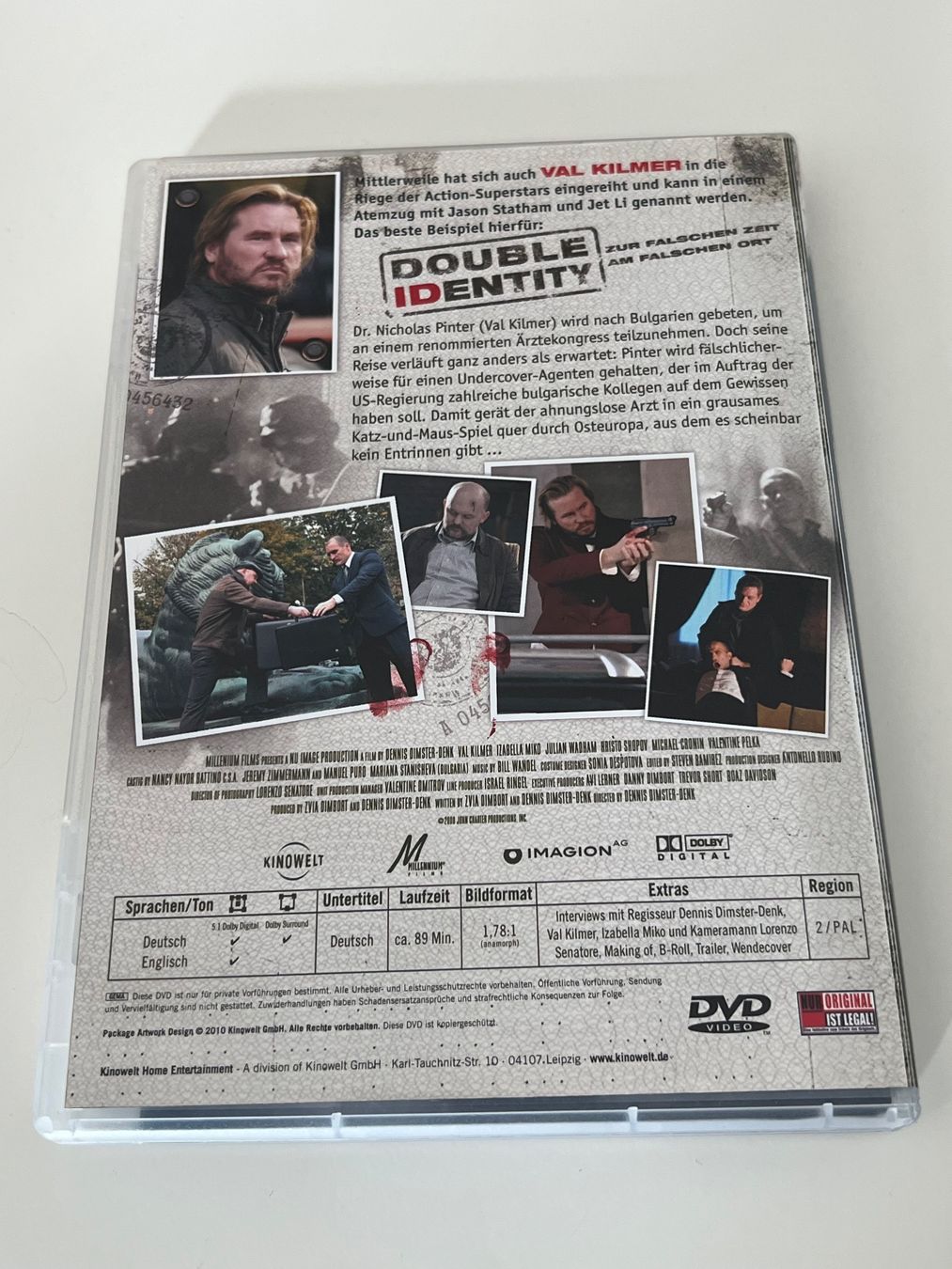 Tutti i DVDs: DVD Double Identity mit Val Kilmer – Usato da Altstätten SG venduto da sheamus 1