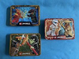 Lego NinjaGo 3 boîtes de rangement pour cartes