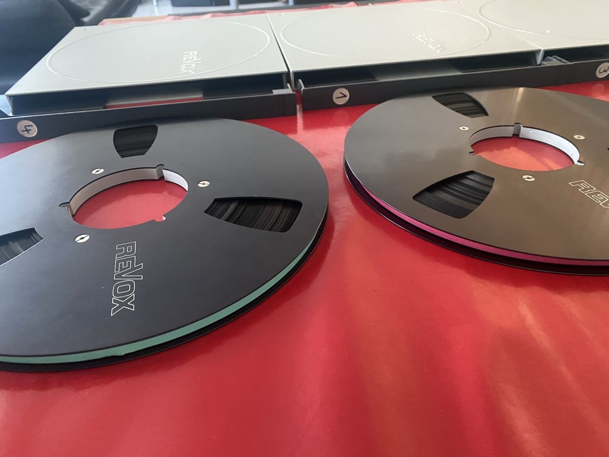 Revox Apparecchi a nastro: 4 Revox Spulenbänder Metall – Usato da Luzern venduto da Harikan 2
