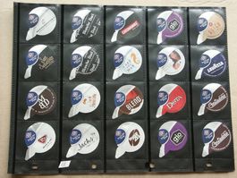 40 Ausländische Kaffeerahmdeckeli