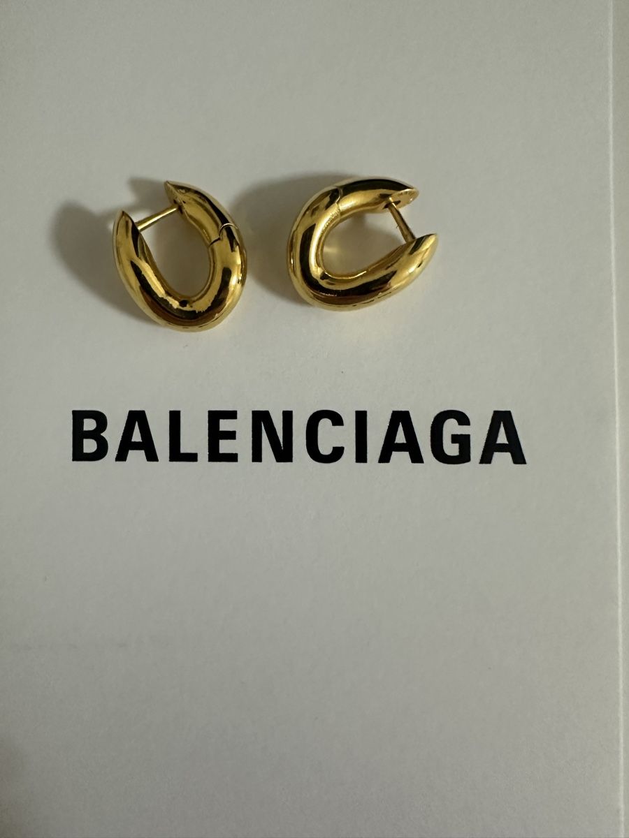 Balenciaga Ohrringe & -stecker: Balenciaga Ohrringe, goldfarben – Gebraucht aus Niederhasli von Luxevault 2