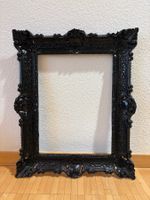 Schwarzer dekorativer Bilderrahmen, Barock, Antik-Look 46x56