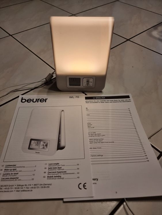 Sveglia Beurer WL 50 Con Sveglia Luminescente E Radio Bluetooth