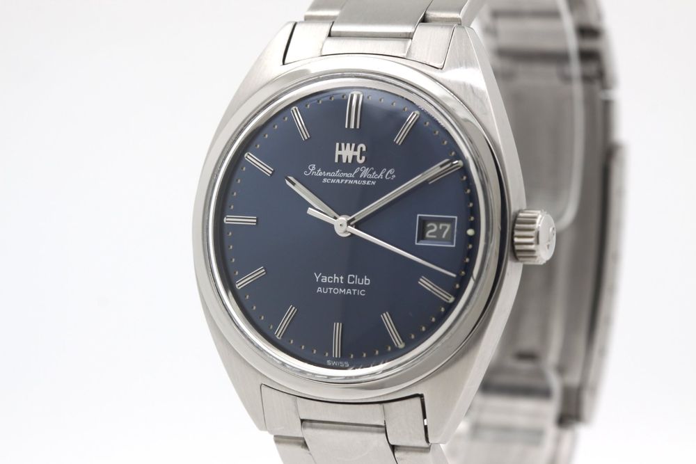 IWC Orologi: IWC Yacht Club Vintage Automatic Blaues Zifferblatt *5859 – Usato da Zürich venduto da luxtrade 2