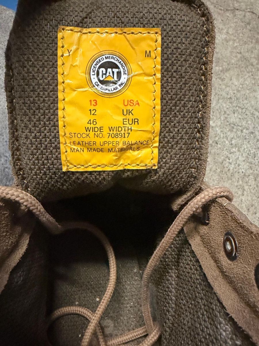 Caterpillar Scarpe da uomo: CAT Herrenstiefel – Usato da Bäriswil BE venduto da Hindi5 3