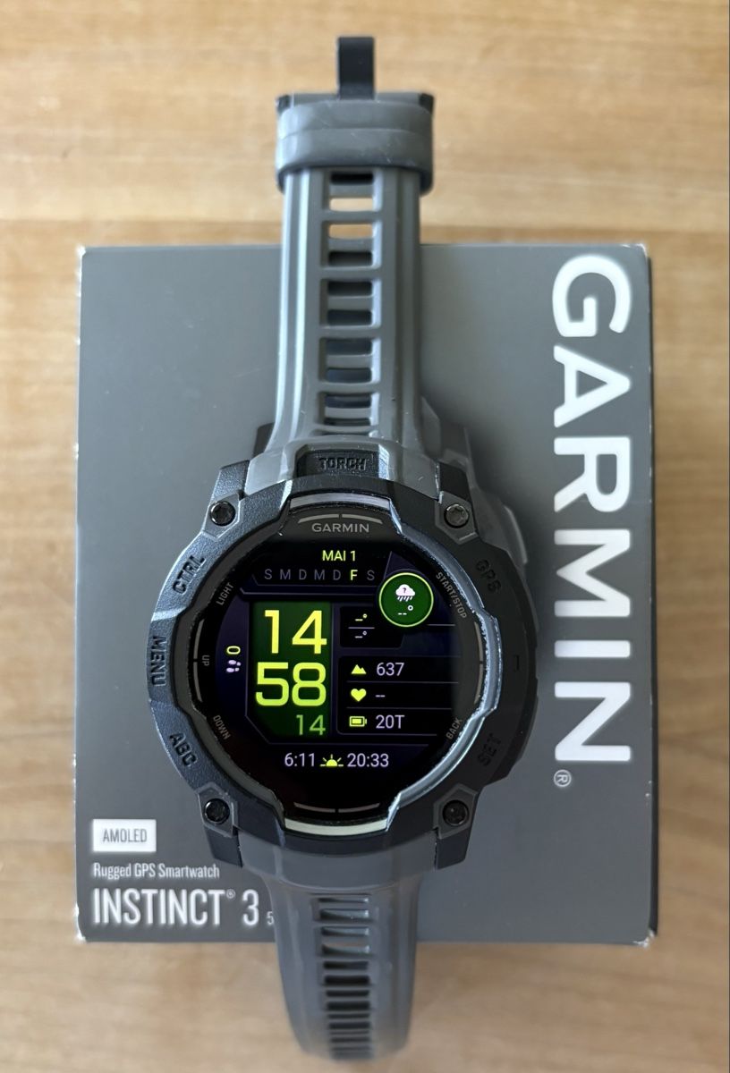Garmin Smartwatch: Garmin Instinct 3 Amoled 50mm – Gebraucht aus Egg SZ von Bidblitz