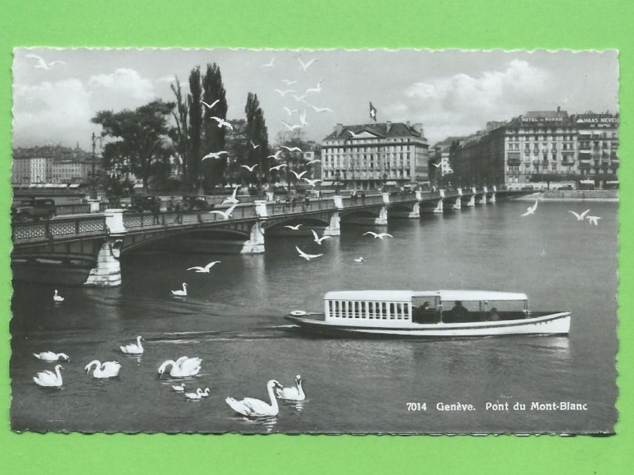 Cartoline postali: Genève, Pont du Mont-Blanc – Nuovo (secondo la descrizione) da Zürich venduto da t24_de