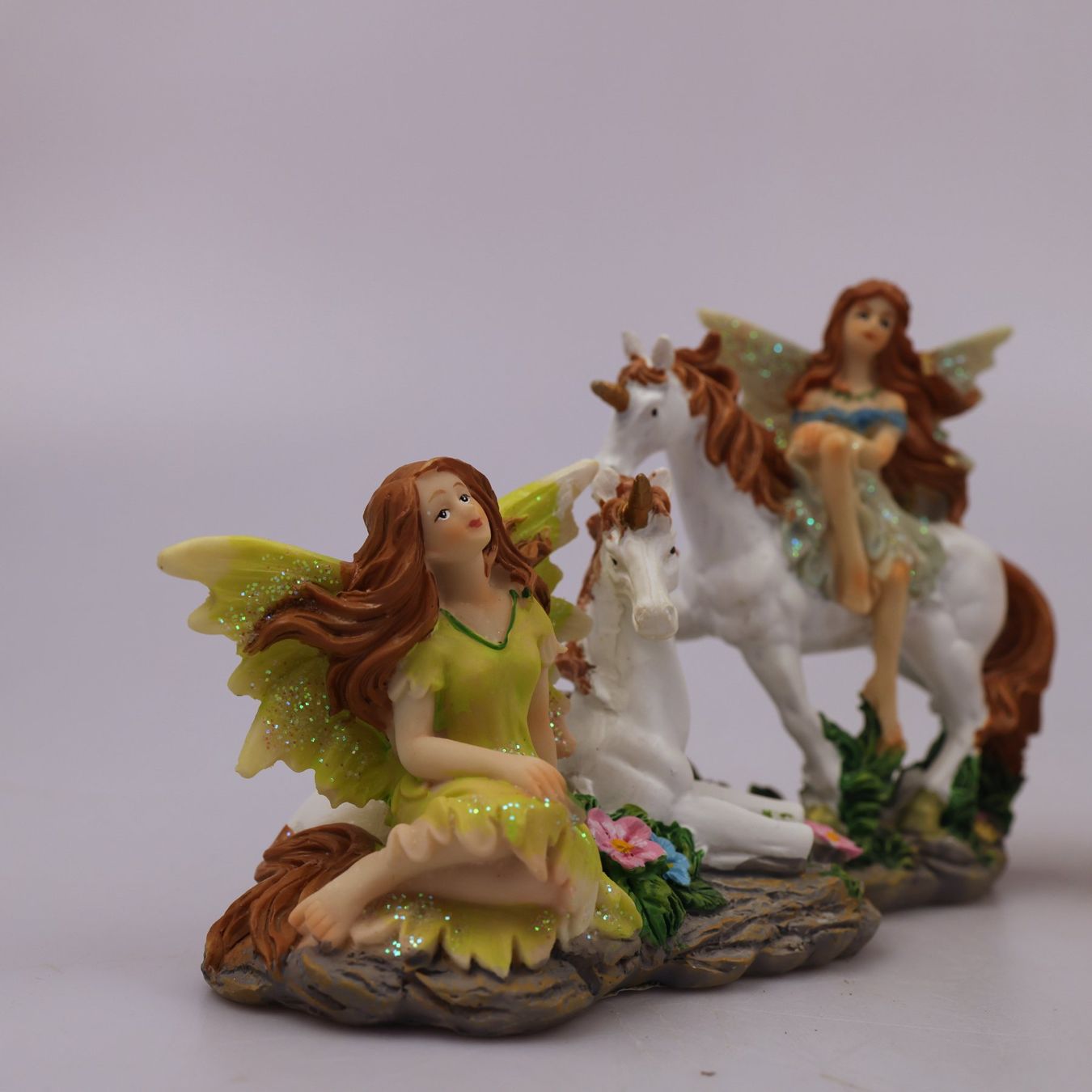 Statuette: Fantasie Feen Figuren mit Glitzer – Usato da Volketswil venduto da brockipfannenstil 2