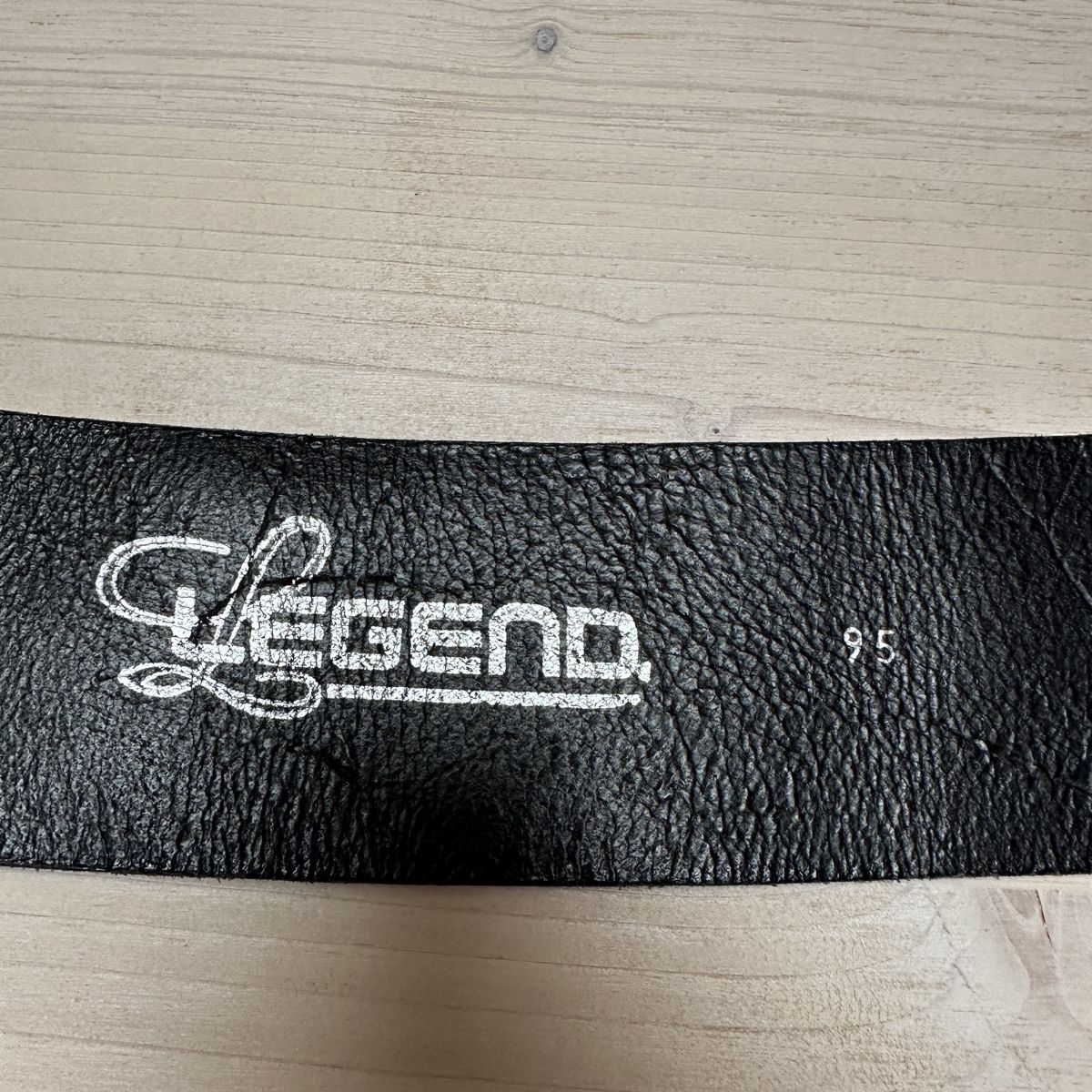 Cinture: Schwarzer, cooler Ledergürtel Gr. 95 – Usato da Sax venduto da kaulquappe01 2