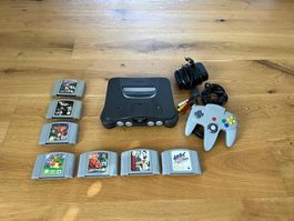 Nintendo 64 Konsole mit 7 Spielen