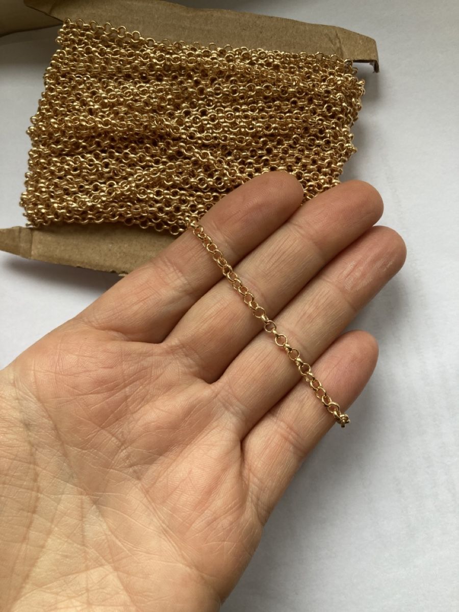 Catenine: 10m+ Goldkette 3mm Basteln – Nuovo (secondo la descrizione) da Luzern venduto da nisssa 2