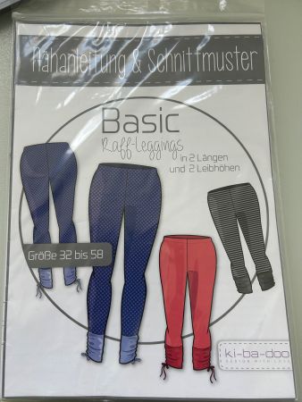 Ki-ba-doo Schnittmuster Raff-Leggings, Gr. 32-58, Neu!