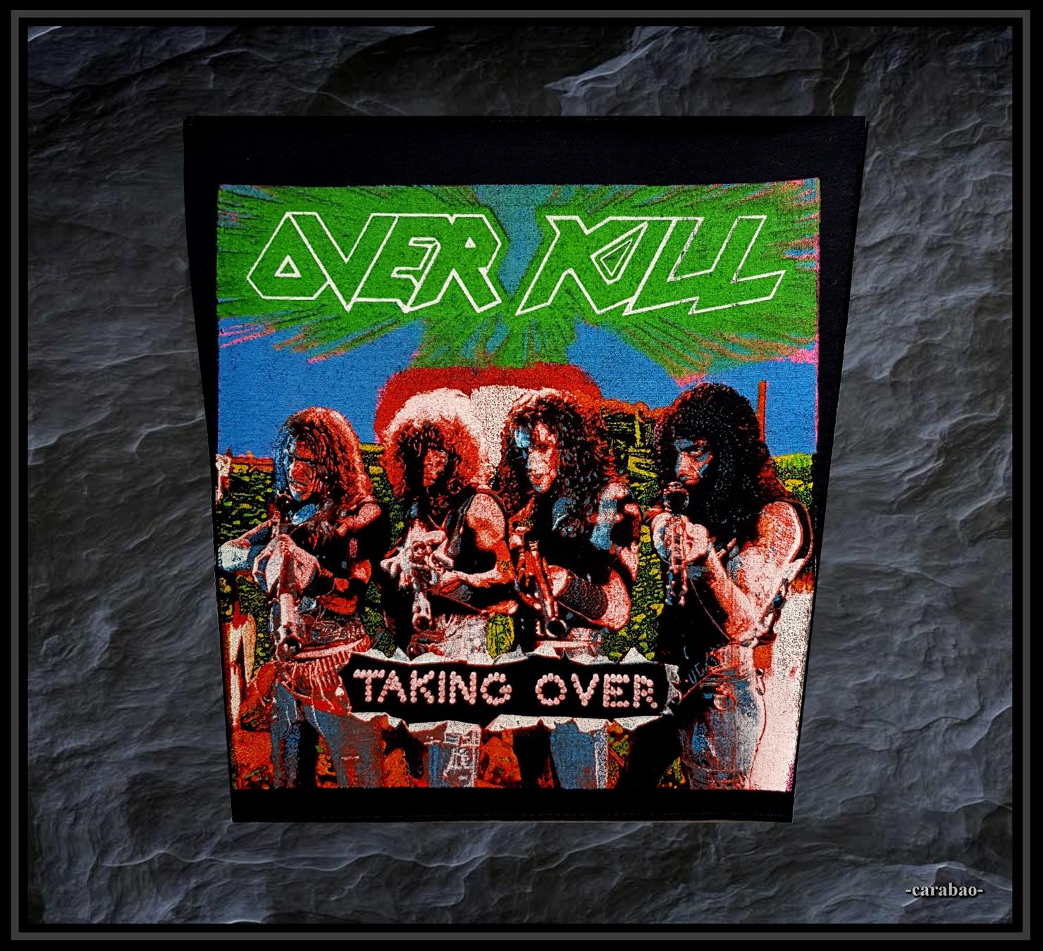 Toppe: Rückenaufnäher - Back Patch *Over Kill* Taking Over – Nuovo (secondo la descrizione) da Winterthur venduto da -carabao- 2