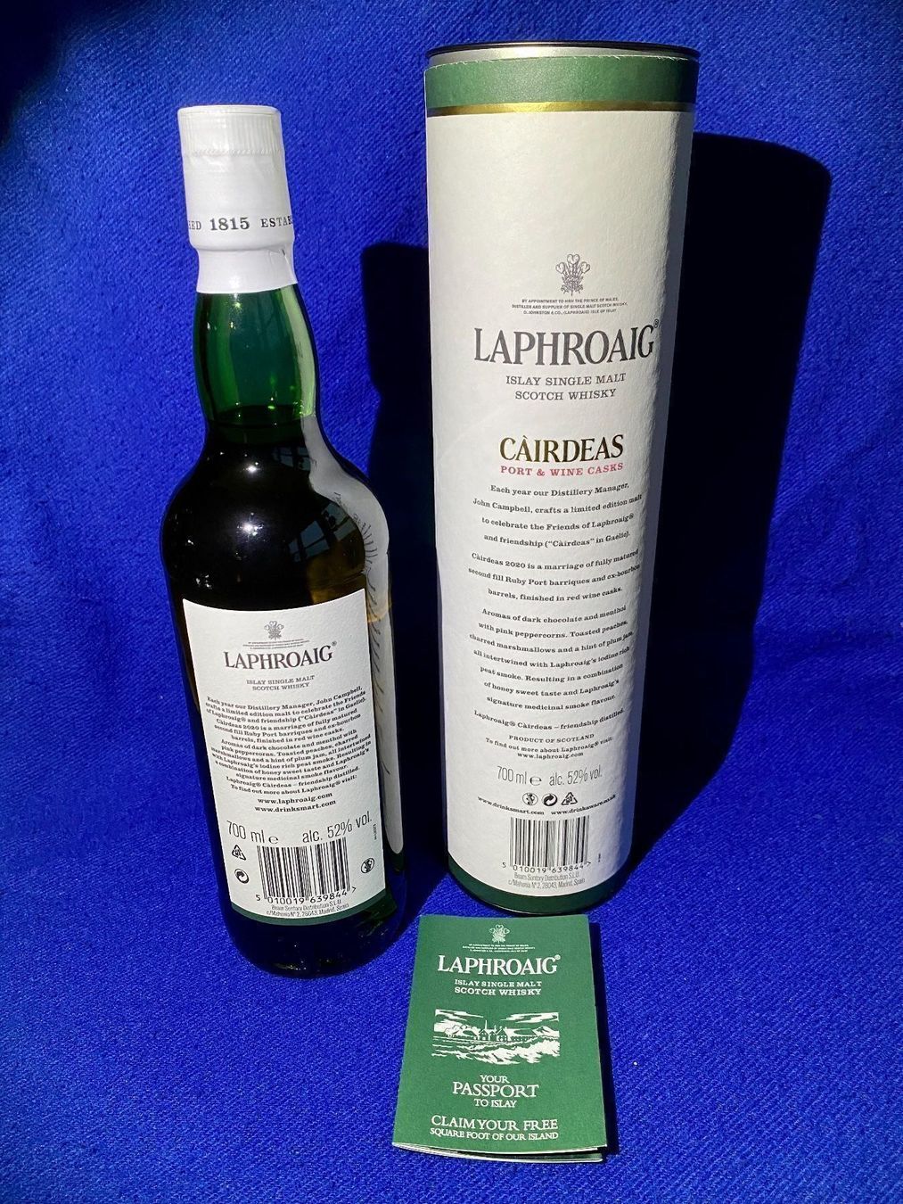 Laphroaig Bevande alcoliche: Laphroaig Càirdeas - Port & Wine 2020 – Nuovo e nell'imballaggio originale da Muttenz venduto da Flyaway747 1