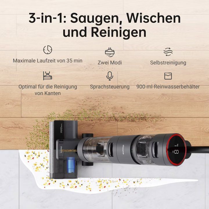 Dreame Staubsauger & Zubehör: Dreame H12 vacuum mop + two rollers – Gebraucht aus Geneve von readycat 2
