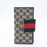 Gucci GG Canvas Web Continental Geldbeutel